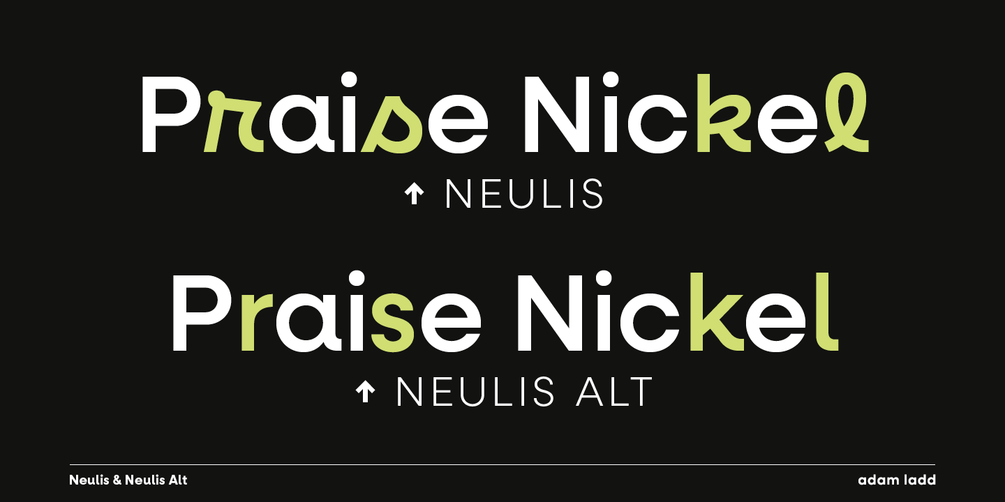Пример шрифта Neulis Alt #9